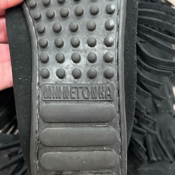 Minnetonka Suede Fringe 5 Layer tall boot women’s size 9 - Picture 9 of 16